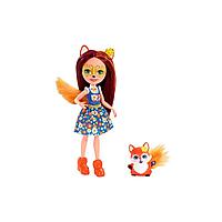 Mattel Enchantimals FXM71 Кукла с питомцем Лисичка Фелисити