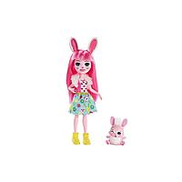 Mattel Enchantimals FXM73 Кукла с питомцем Кролик Бри