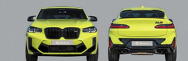 Обвес для BMW X4M G02 2021 в BMW X4M G02 LCI 2021+