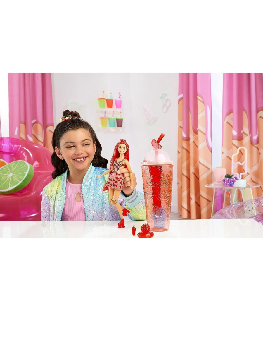 Игровой набор Барби кукла Поп! Reveal Juicy Fruits арбуз