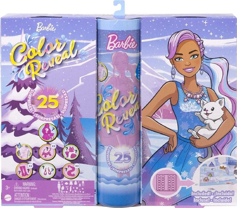 Адвент-календарь Barbie Color Reveal на 2022 год (Калифорния)
