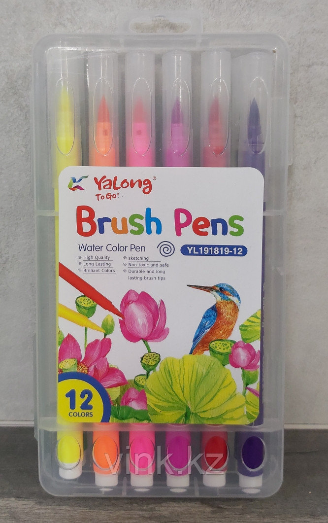 Фломастеры 12 цветов, Yalong, фото 1