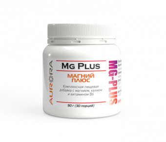 Магний Плюс (Mg Plus). Комплексная пищевая добавка с магнием, калием и витамином B6. - фото 1 - id-p113523540