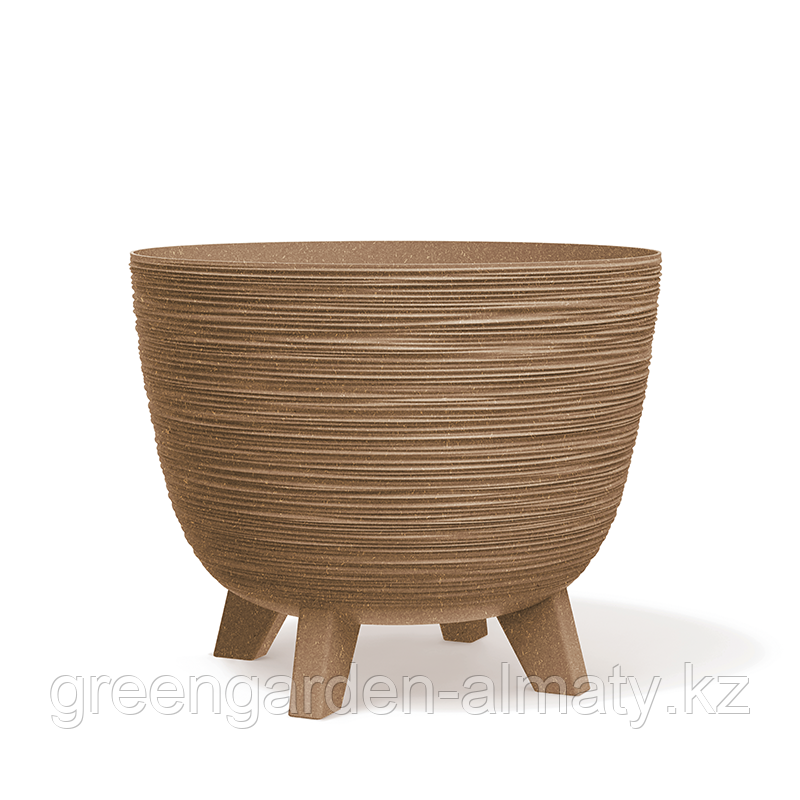 Горшок на деревянных ножках FURU ECO Wood DFUR400W | Prosperplast(Польша)