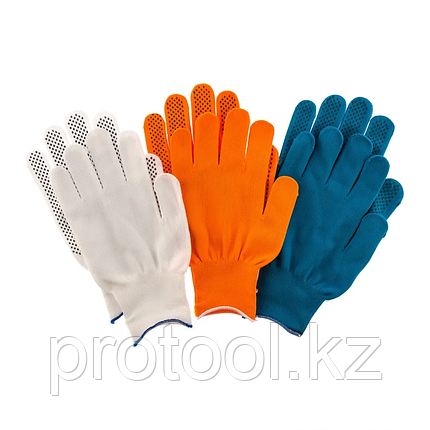 Перчатки в наборе, 3 пары, цвета в ассортименте, ПВХ точка, XL, Россия// Palisad, фото 2