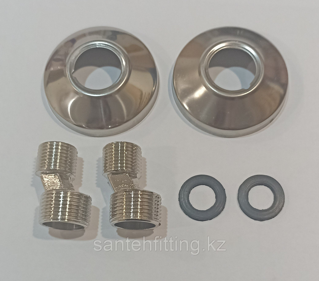 Запчасти к смесителю чашка (отражатель) в сборе с эксцентриками силумин # *, фото 1