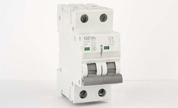 Автоматический выключатель GEYA C 40A 2P 4.5kA - фото 1 - id-p113525143