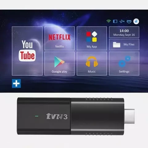 ТВ-приставка Android smartTV Stick TVR3 (2/16 GB) - фото 3 - id-p113520631