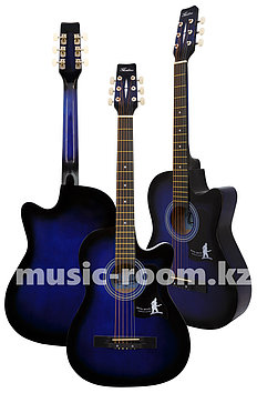 Гитара акустическая с вырезом Ronnie wood AG38С BL