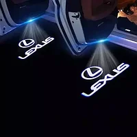 Проектор логотипа автомобиля на асфальт для дверей Welcome lamp {беспроводной комплект из 2шт.} (Lexus)