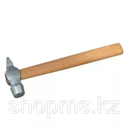 Молоток слесарный, 500 г, круглый боек, деревянная ручка // Россия