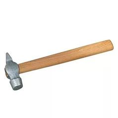 Молоток слесарный, 600 г, круглый боек, деревянная ручка // Россия