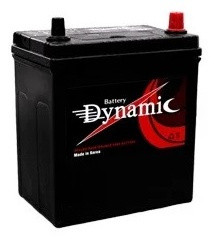 Аккумулятор DYNAMIC 42B19FL (тонкоклем.) обратная (азиатский тип)