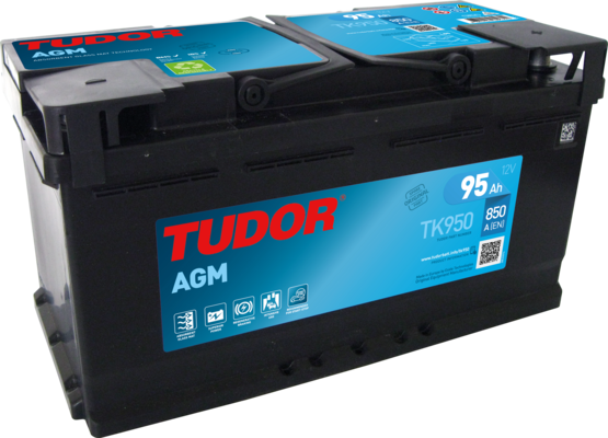 Аккумулятор EXIDE Tudor TK950 AGM 95 Ач обратная (Start-Stop)