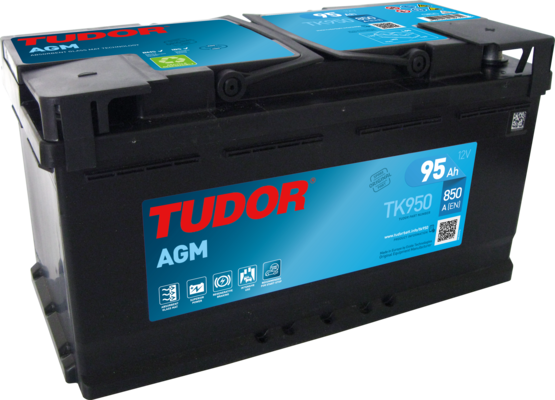 Аккумулятор EXIDE Tudor TK950 AGM 95 Ач обратная (Start-Stop) - фото 1 - id-p113545271