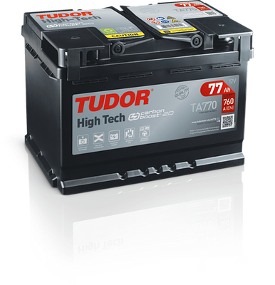 Аккумулятор EXIDE Tudor TA770 High Tech 77 Ач обратная (Европейский тип)