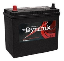 Аккумулятор DYNAMIC 75B24R 58Ah  (тонкоклем.) прямая (азиатский тип)