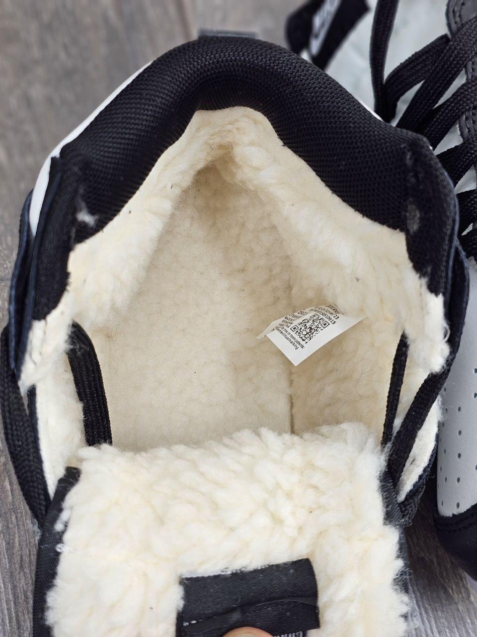 E Кроссовки Nike Dunk High Retro Black White - фото 4 - id-p113550845