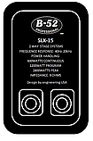 Двухполосная концертная акустическая система B-52 Professional SLX-15, фото 3