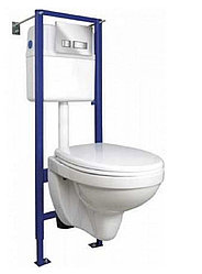 Инсталляция для унитаза CULTO (унитаз подв, инсталляция, сиденье микролифт) белый