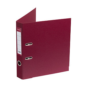 Папка-регистратор Deluxe с арочным механизмом, Office 2-WN8, А4, 50 мм, бордовый, фото 2