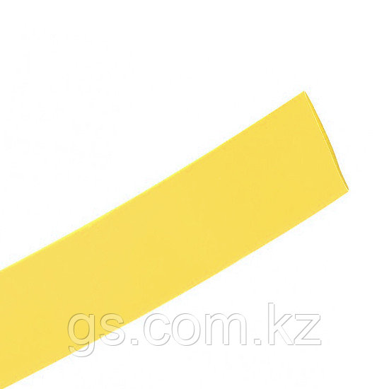 Трубка термоусаживаемая Deluxe 6/3 желтая (100 м в упаковке) - фото 1 - id-p113555464