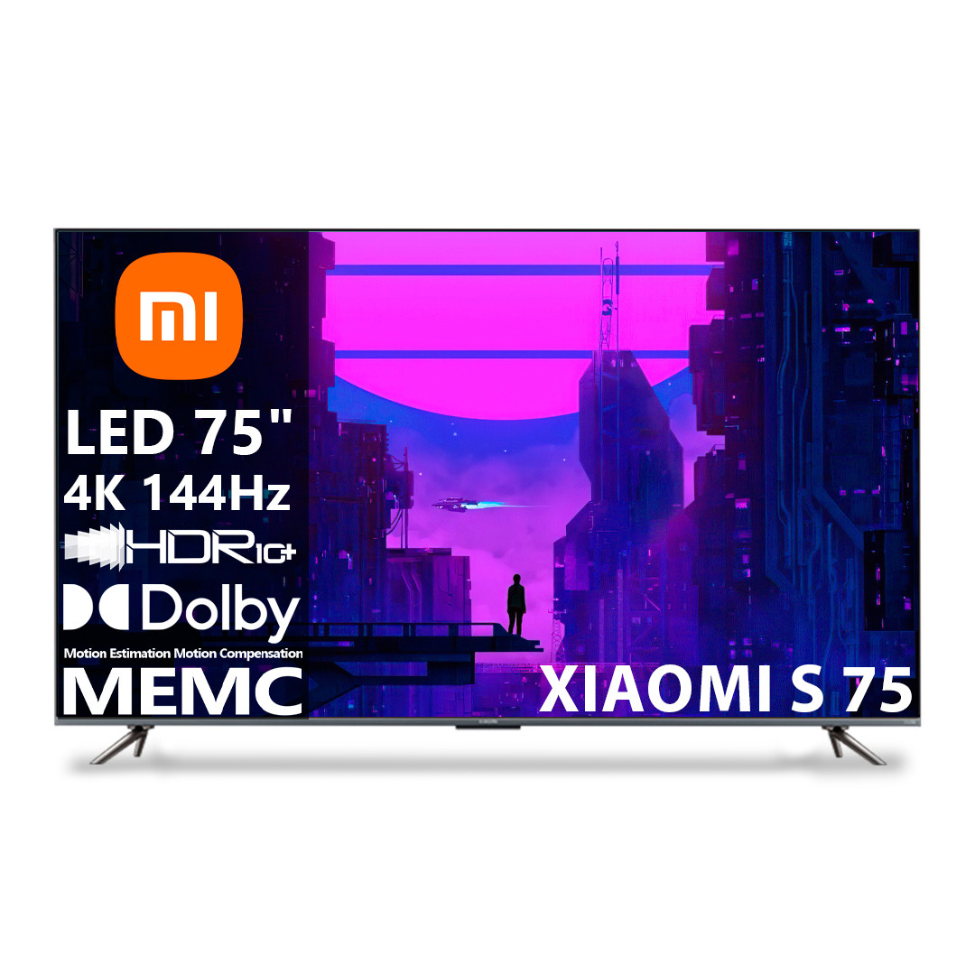 Телевизор Xiaomi S75 [75"(191см) 4К 144Гц] - фото 1 - id-p113558302