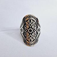 Кольцо Алматы L3 серебро без покрытия вставка без вставок