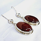 Серьги из серебра с фианитами  L985, фото 2