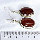 Серьги из серебра с фианитами  L985, фото 3