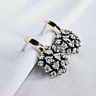 Серьги из серебра с фианитами Бишкек L891, фото 2