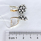 Серьги из серебра с фианитами Бишкек L891, фото 3