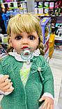 Кукла Реборн разговаривает в зеленой кофточке, фото 2