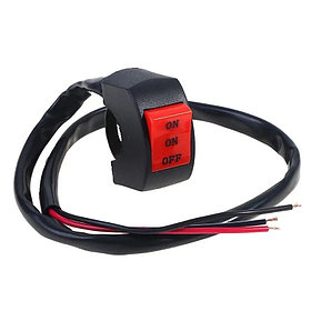 Скутер мотоциклінің рульіндегі үш режимді қосқыш түймесі ON1/ON2/OFF