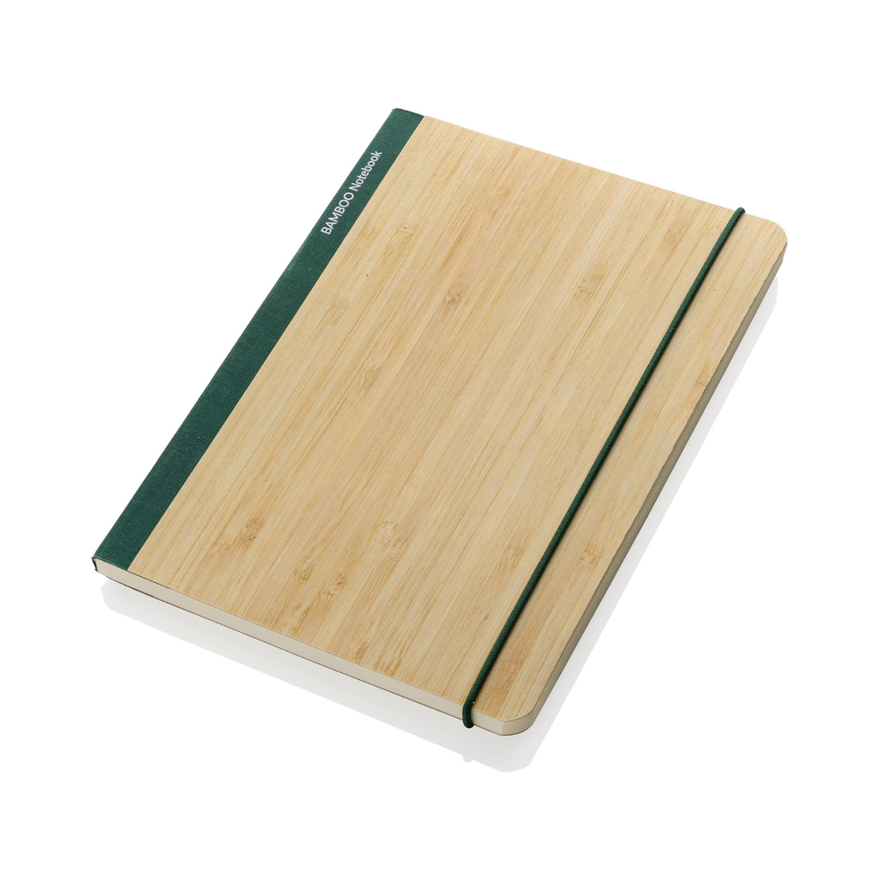 Блокнот Scribe с обложкой из бамбука, А5, 80 г/м², зеленый; , Длина 20 см., ширина 14 см., высота 1,6 см., - фото 2 - id-p113527048