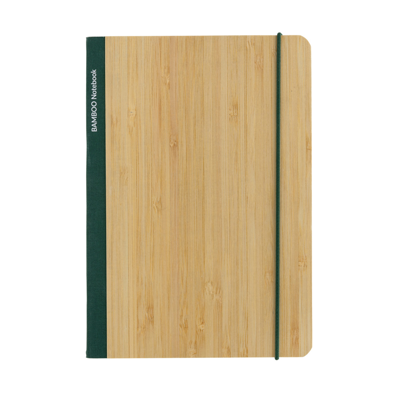 Блокнот Scribe с обложкой из бамбука, А5, 80 г/м², зеленый; , Длина 20 см., ширина 14 см., высота 1,6 см., - фото 4 - id-p113527048