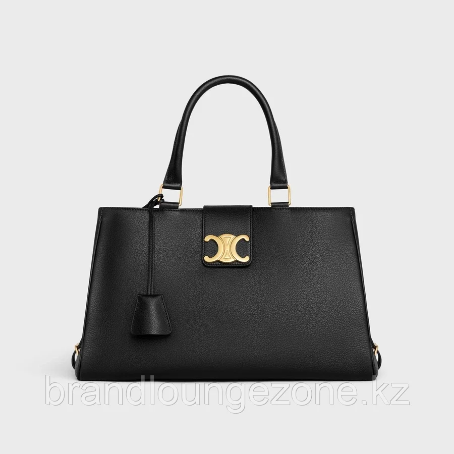 Женская сумка Celine APPOLINE из мягкой телячьей кожи, черная - фото 1 - id-p113561020