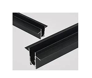 Профиль Магнитный встраиваемый 3 метровый Алюминиевый для Magnetic S/A BLACK