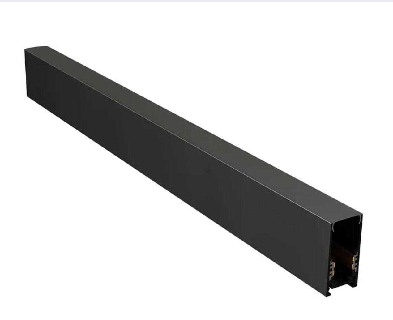 Профиль Магнитный накладной 3 метровый Алюминиевый для Magnetic S/U BLACK - фото 1 - id-p113561385