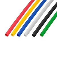 Термоусаживаемые трубки ТУТ нг 5,0/2,5мм, пять цветов 1м REXANT