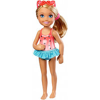 Кукла Челси малышка на море в купалнике