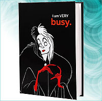 Ежедневник "I m very busy" Круэлла Disney (160 листов А5)