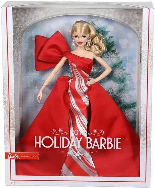 Barbie 2019 Holiday Doll Blonde Mattel Babyk.kz