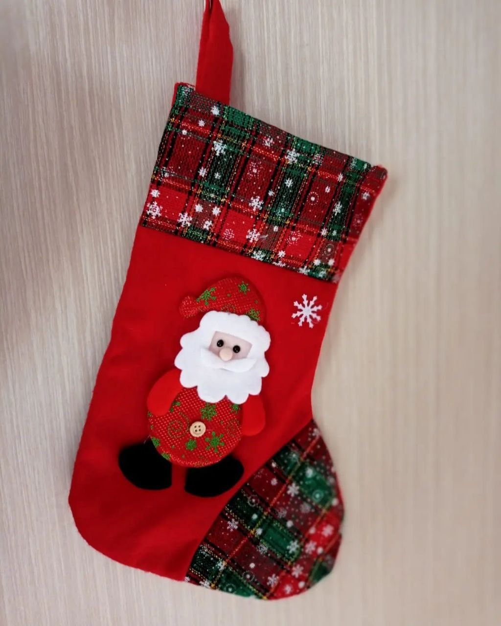 Носок новогодний для подарков Дед Мороз - фото 2 - id-p96300924