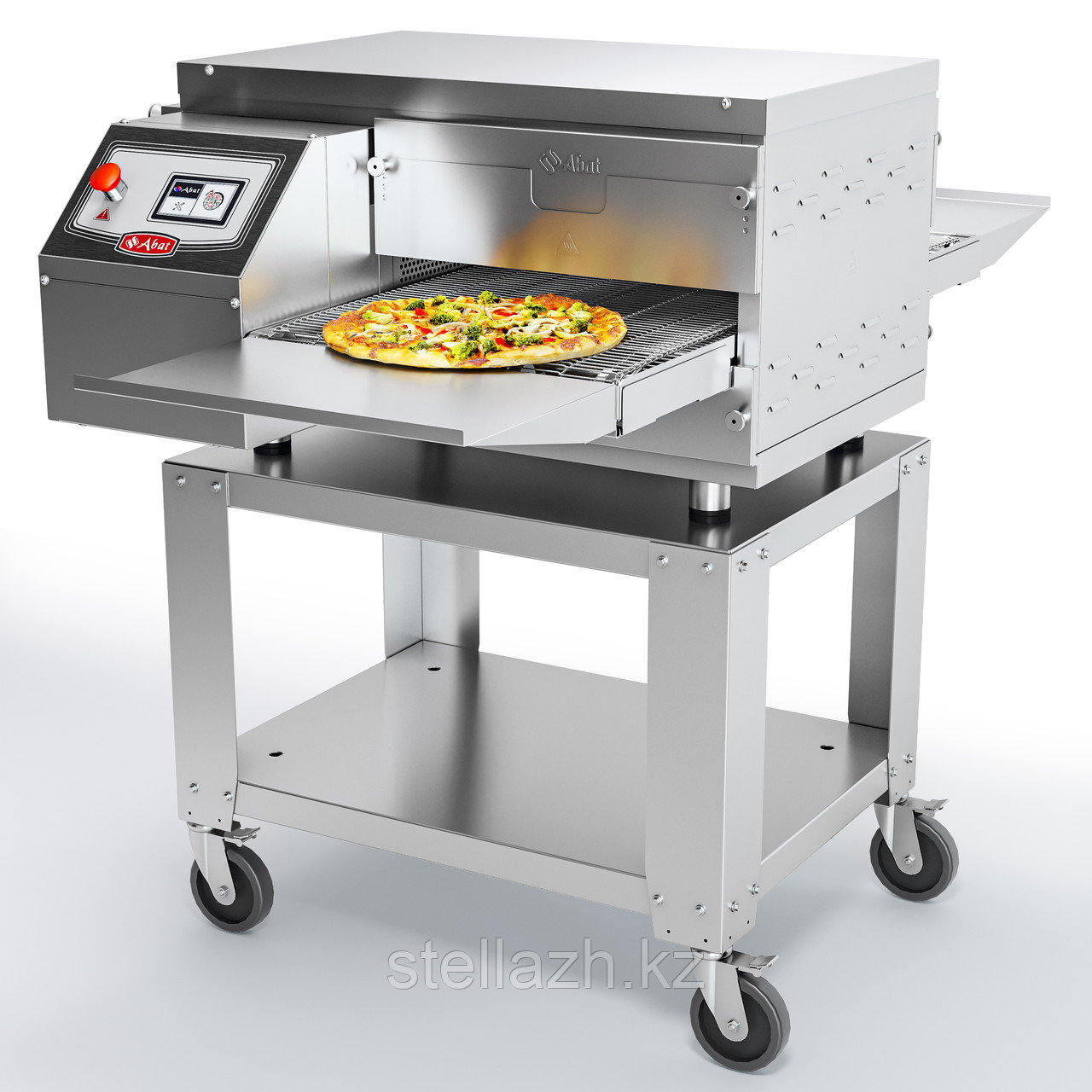 Abat Конвейерная печь для пиццы ПЭК-400П с дверцей - фото 3 - id-p113562677
