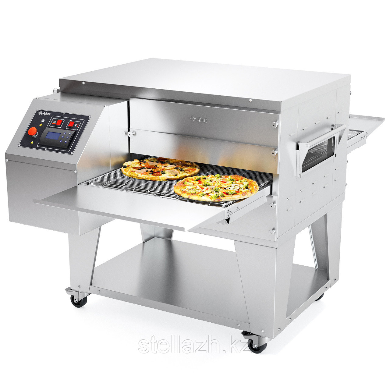Abat Конвейерная печь для пиццы ПЭК-600 с дверцей - фото 3 - id-p113562681
