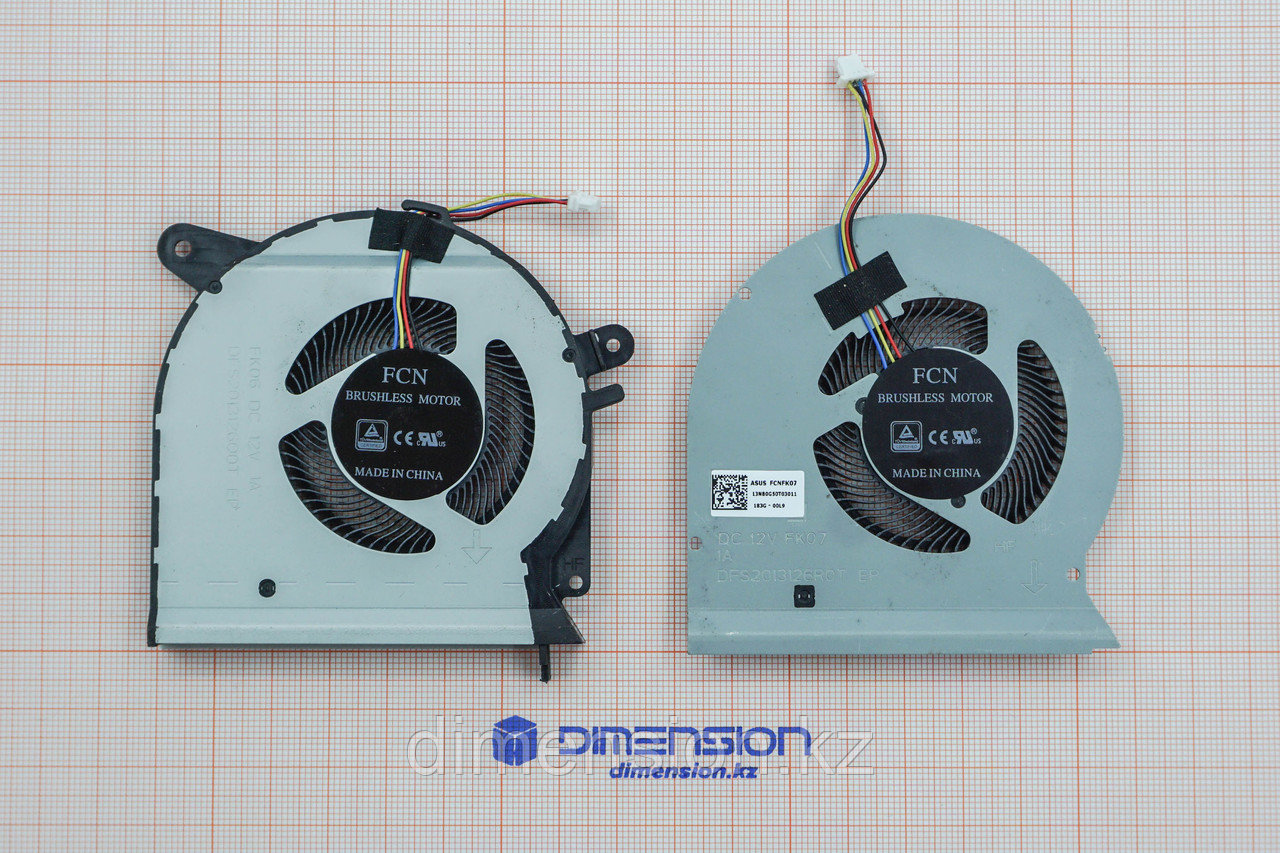Кулер, вентилятор для Asus ROG Strix GL503VS GL503VM, 12 вольт (12V) - фото 1 - id-p113566481