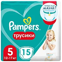 Ж ргек-түрсилер Pampers Pants 5 (12-17кг) 15 дана