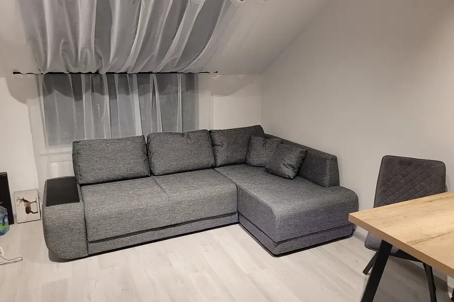 Угловой диван-кровать Консул с правым углом, темно- серый - фото 5 - id-p110982079
