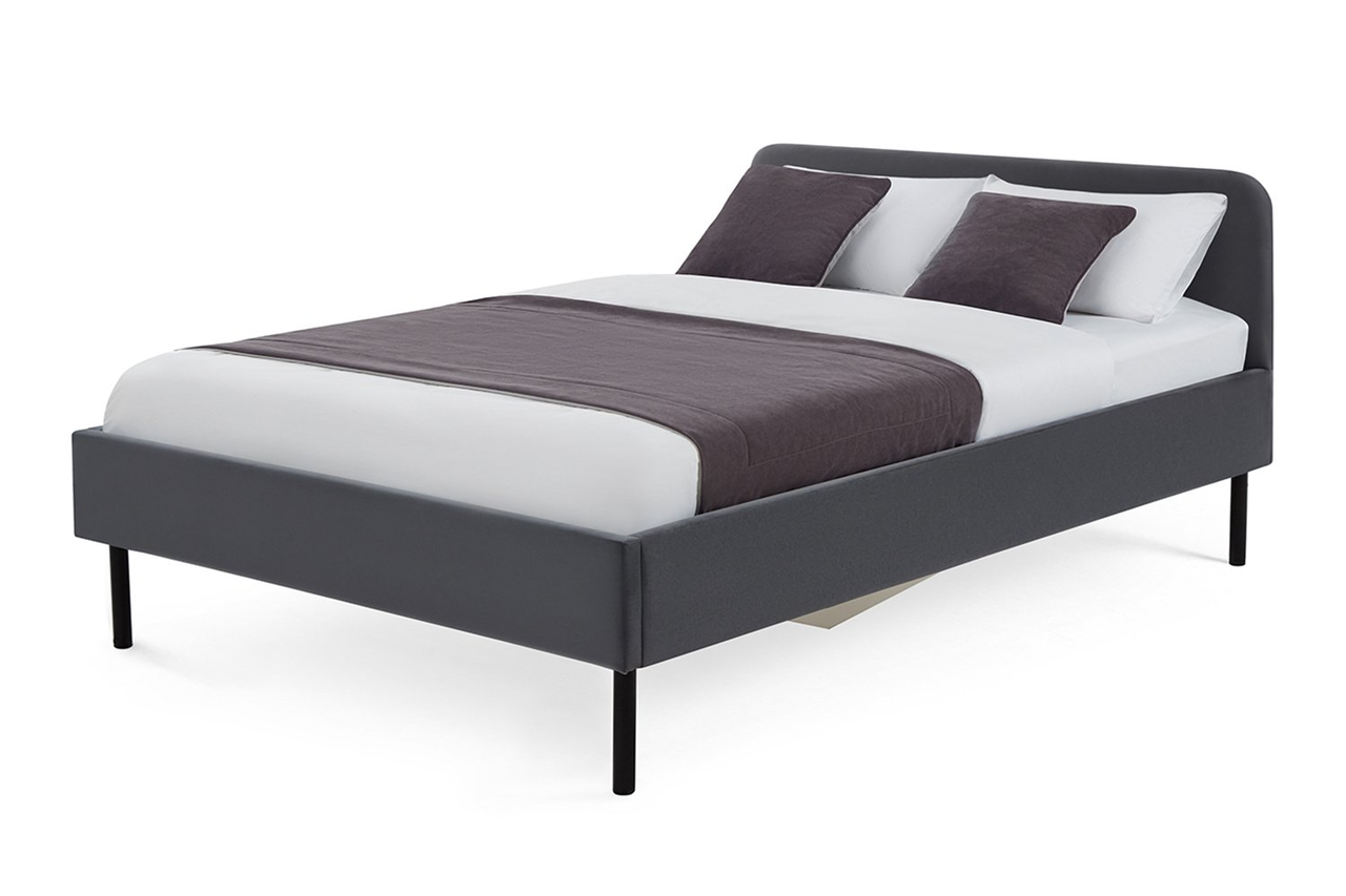 Кровать Greta серый 140х200 см